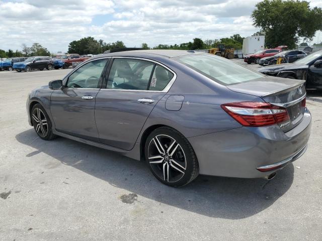 1HGCR3F92GA005040 - 2016 HONDA ACCORD TOURING GRAY photo 2