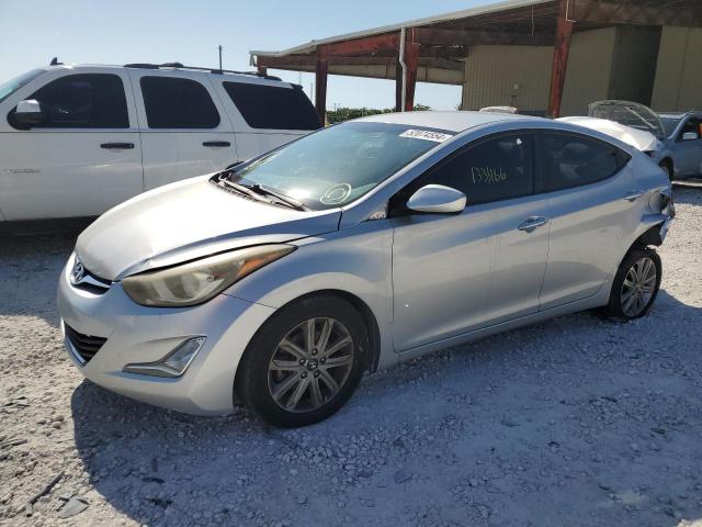 KMHDH4AE8EU134326 - 2014 HYUNDAI ELANTRA SE SILVER photo 1