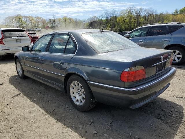 WBAGG83441DN88161 - 2001 BMW 7 SERIES I AUTOMATIC GRAY photo 2