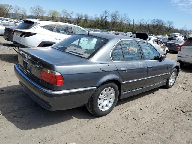 WBAGG83441DN88161 - 2001 BMW 7 SERIES I AUTOMATIC GRAY photo 3