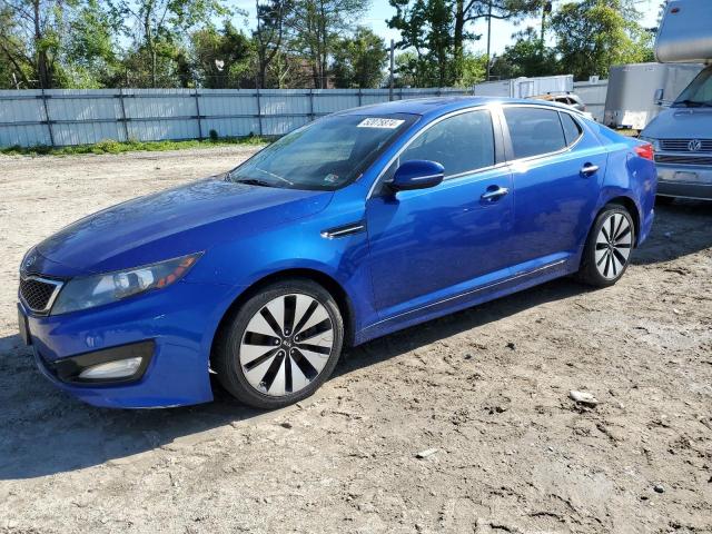 KNAGR4A66B5112495 - 2011 KIA OPTIMA SX BLUE photo 1