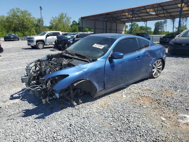 JNKCV64E98M128876 - 2008 INFINITI G37 BASE BLUE photo 1