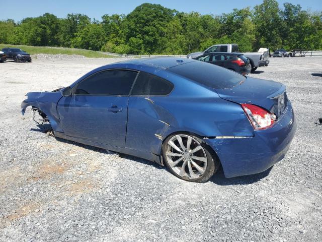 JNKCV64E98M128876 - 2008 INFINITI G37 BASE BLUE photo 2