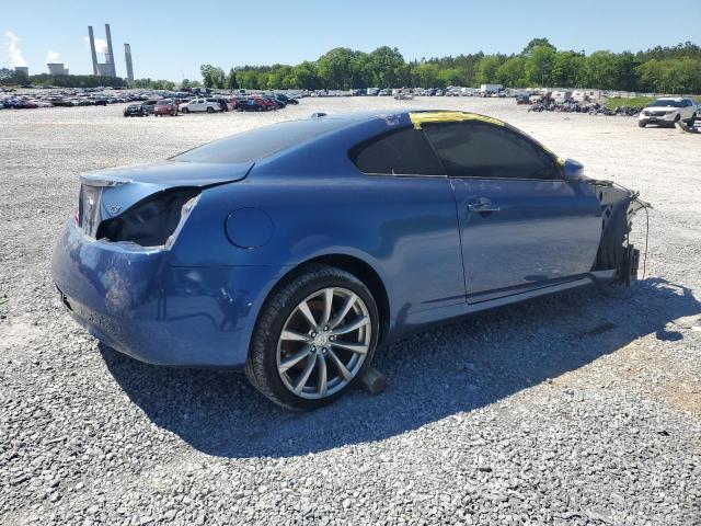 JNKCV64E98M128876 - 2008 INFINITI G37 BASE BLUE photo 3