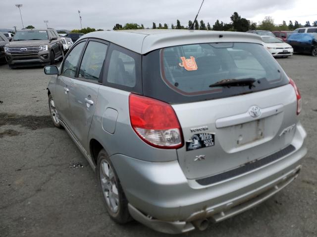 2T1KR32E13C156745 - 2003 TOYOTA COROLLA MA XR SILVER photo 2