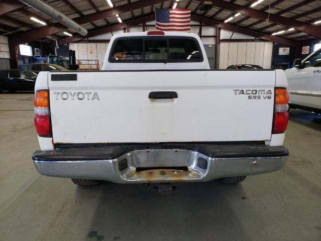 5TEWN72N84Z424092 - 2004 TOYOTA TACOMA XTRACAB WHITE photo 6