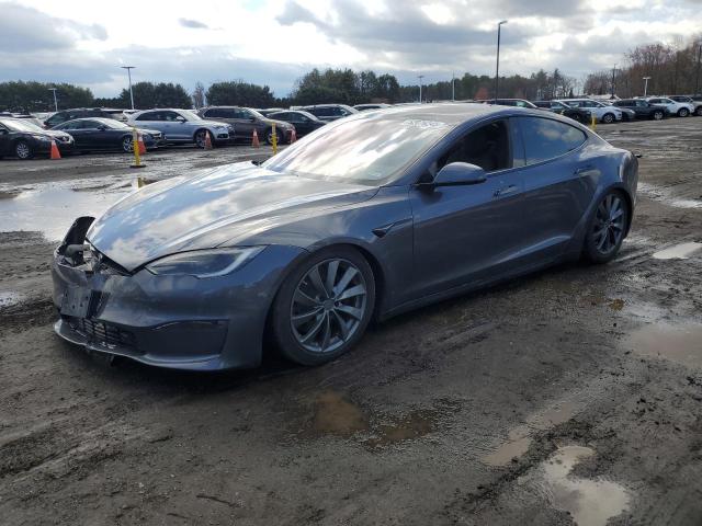 5YJSA1E52NF493608 - 2022 TESLA MODEL S 蓝色 照片 1