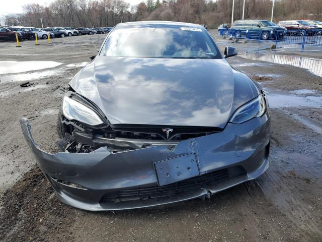 5YJSA1E52NF493608 - 2022 TESLA MODEL S 蓝色 照片 5