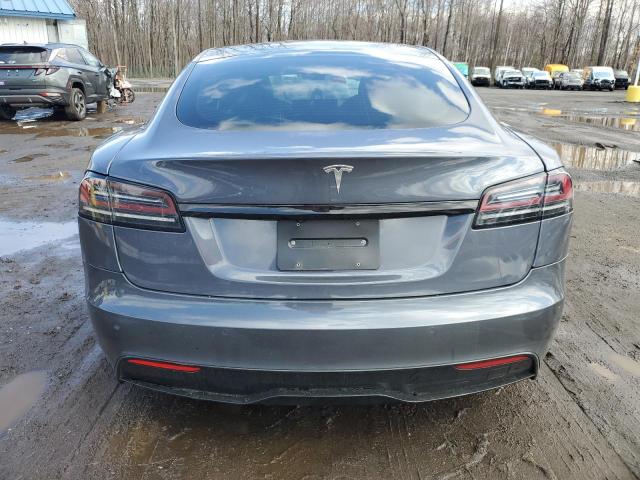 5YJSA1E52NF493608 - 2022 TESLA MODEL S 蓝色 照片 6