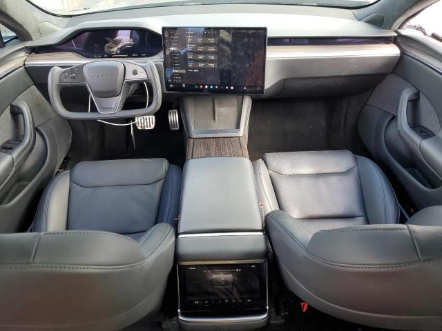 5YJSA1E52NF493608 - 2022 TESLA MODEL S 蓝色 照片 8