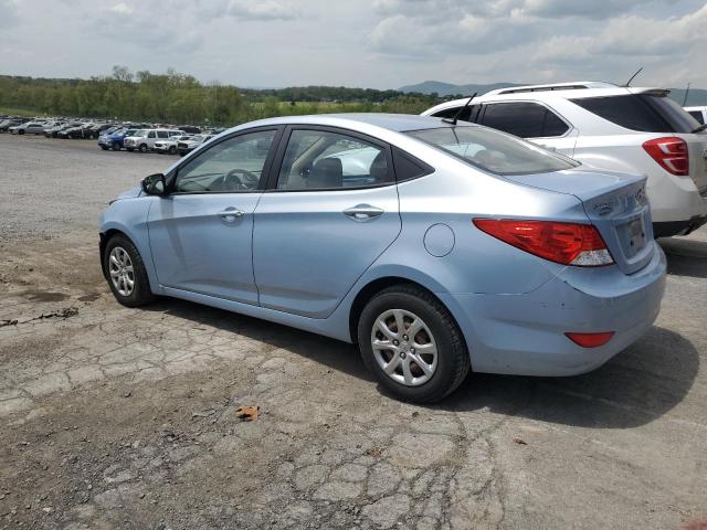 KMHCT4AE0EU633244 - 2014 HYUNDAI ACCENT GLS BLUE photo 2