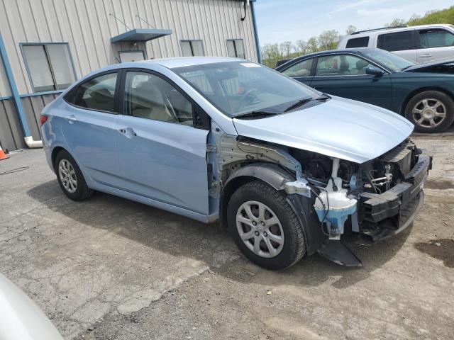 KMHCT4AE0EU633244 - 2014 HYUNDAI ACCENT GLS BLUE photo 4