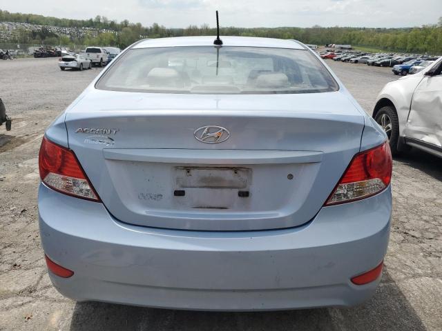 KMHCT4AE0EU633244 - 2014 HYUNDAI ACCENT GLS BLUE photo 6