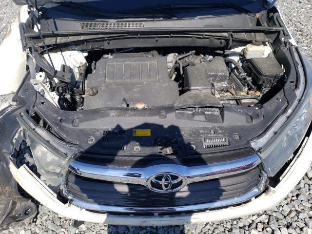5TDJKRFH2FS203543 - 2015 TOYOTA HIGHLANDER XLE 白色 照片 12