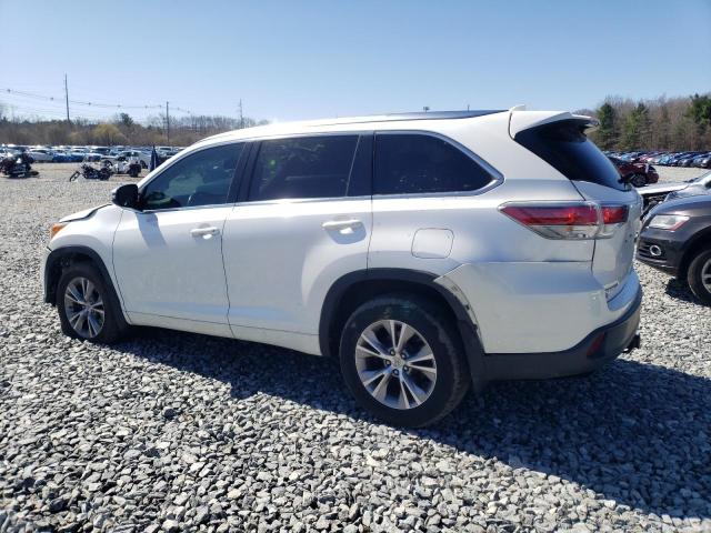 5TDJKRFH2FS203543 - 2015 TOYOTA HIGHLANDER XLE 白色 照片 2