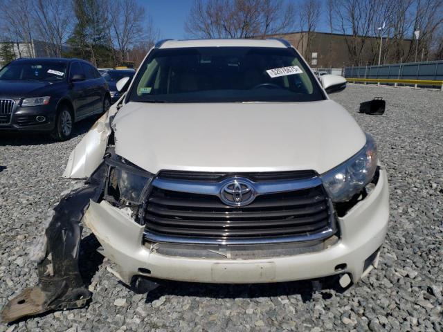 5TDJKRFH2FS203543 - 2015 TOYOTA HIGHLANDER XLE 白色 照片 5