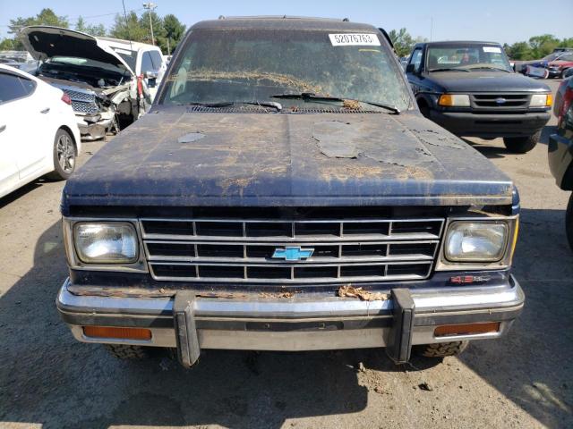 1GNCT18Z3K0153267 - 1989 CHEVROLET BLAZER S10 BLUE photo 5