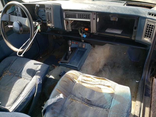 1GNCT18Z3K0153267 - 1989 CHEVROLET BLAZER S10 BLUE photo 8