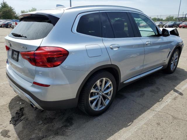 5UXTR9C59JLD65406 - 2018 BMW X3 XDRIVE30I SILVER photo 3