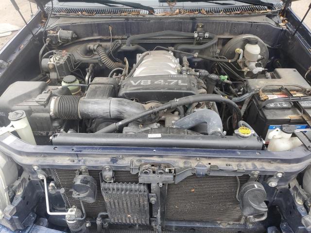 5TBRT34133S435169 - 2003 TOYOTA TUNDRA ACCESS CAB SR5 BLUE photo 11