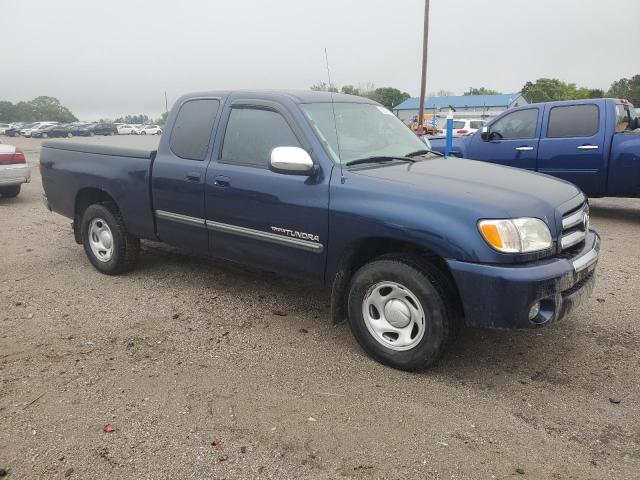 5TBRT34133S435169 - 2003 TOYOTA TUNDRA ACCESS CAB SR5 BLUE photo 4