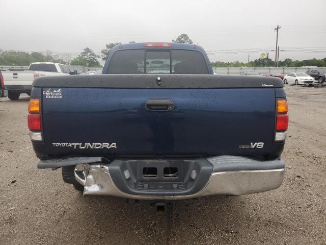 5TBRT34133S435169 - 2003 TOYOTA TUNDRA ACCESS CAB SR5 BLUE photo 6