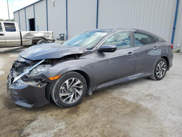 2HGFC2F71JH544426 - 2018 HONDA CIVIC EX GRAY photo 1