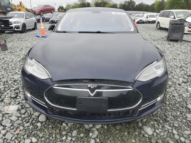 5YJSA1H19EFP31740 - 2014 TESLA MODEL S BLUE photo 5