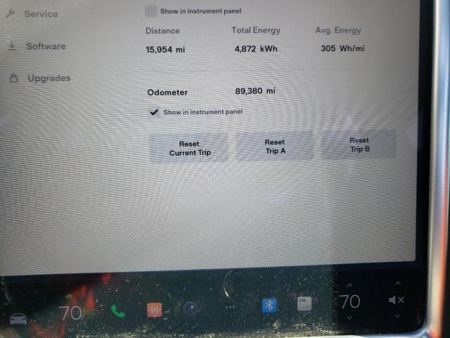 5YJSA1E22GF159054 - 2016 TESLA MODEL S ნაცრისფერი ფოტო 9