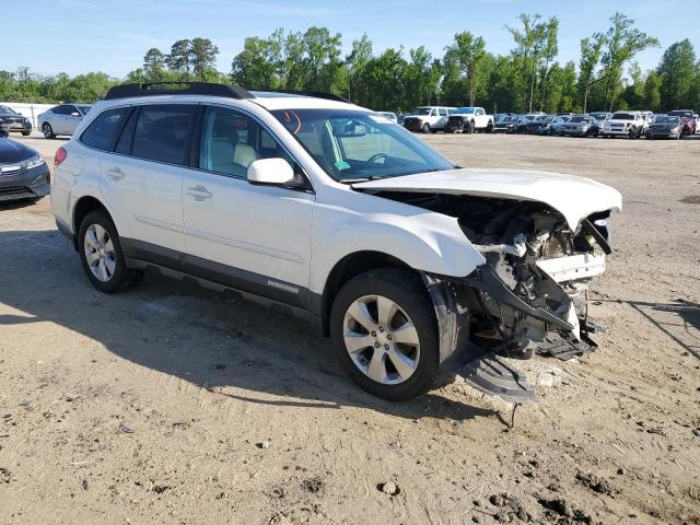 4S4BRBKC9B3387825 - 2011 SUBARU OUTBACK 2.5I LIMITED WHITE photo 4