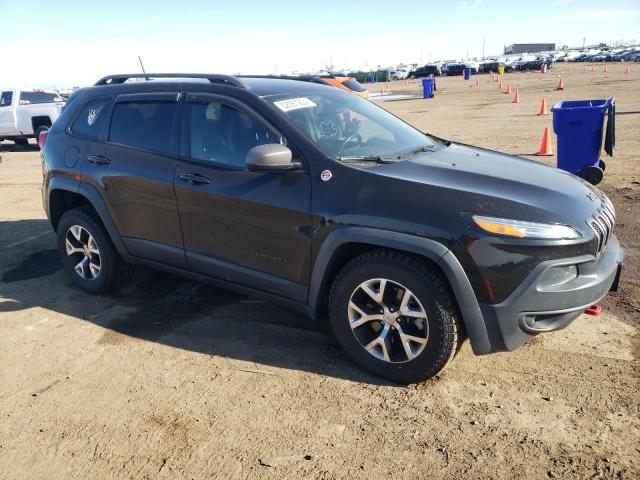 1C4PJMBB0EW180019 - 2014 JEEP CHEROKEE TRAILHAWK BLACK photo 4