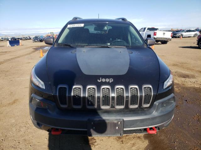 1C4PJMBB0EW180019 - 2014 JEEP CHEROKEE TRAILHAWK BLACK photo 5