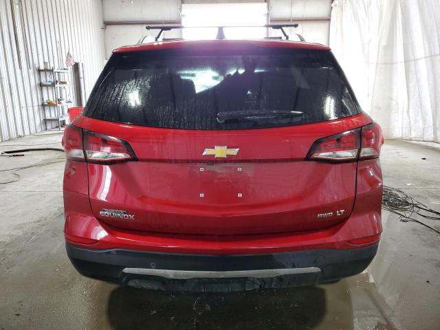 3GNAXUEV9NL162819 - 2022 CHEVROLET EQUINOX LT RED photo 6