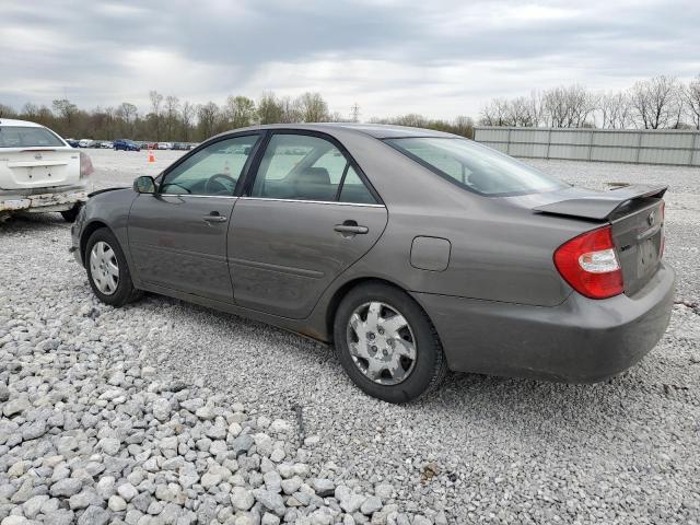 4T1BE32K83U721718 - 2003 TOYOTA CAMRY LE GRAY photo 2