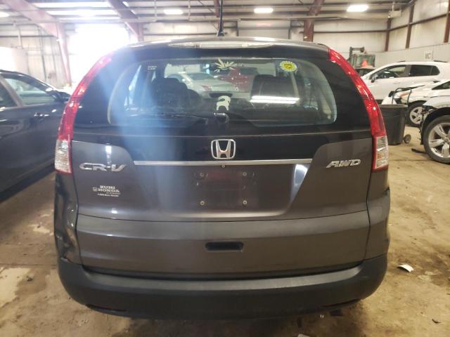 2HKRM4H38DH670972 - 2013 HONDA CR-V LX GRAY photo 6