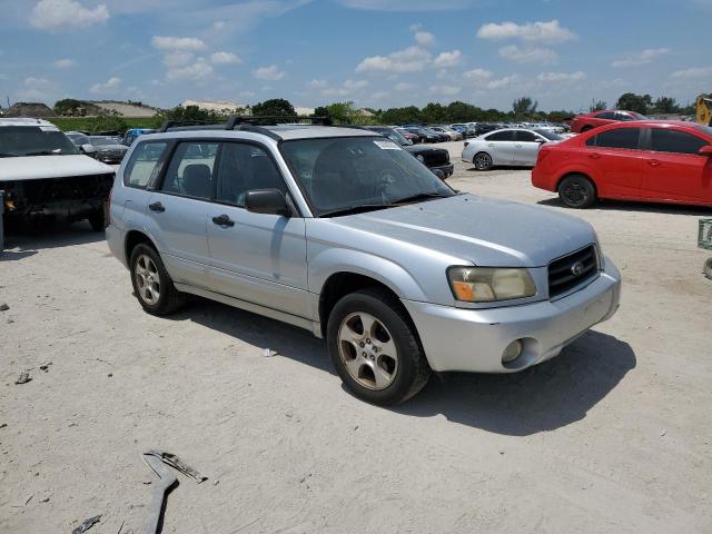 JF1SG656X3H732765 - 2003 SUBARU FORESTER 2.5XS ვერცხლისფერი ფოტო 4