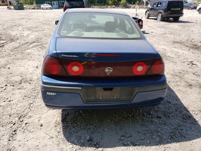 2G1WF52E239229300 - 2003 CHEVROLET IMPALA BLUE photo 6