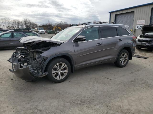 5TDJKRFH7ES062063 - 2014 TOYOTA HIGHLANDER XLE Boz foto 1