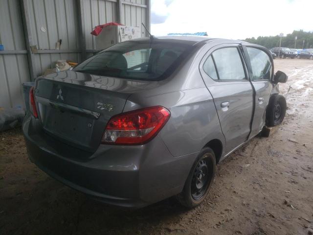 ML32F3FJ7HHF13709 - 2017 MITSUBISHI MIRAGE G4 ES ნაცრისფერი ფოტო 4