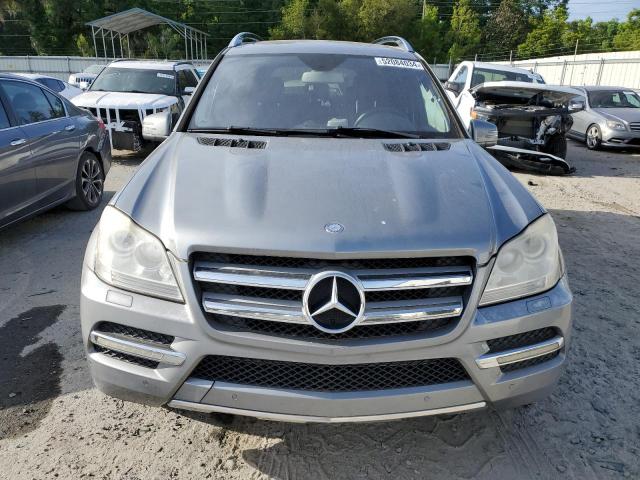 4JGBF7BE2CA786175 - 2012 MERCEDES-BENZ GL 450 4MATIC SILVER photo 5