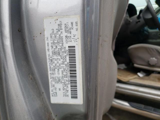 5TBRT34113S359886 - 2003 TOYOTA TUNDRA ACCESS CAB SR5 SILVER photo 12