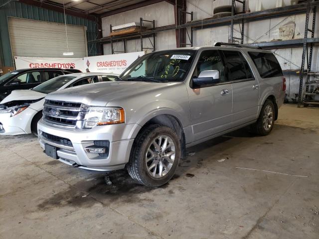 1FMJK2AT4HEA35072 - 2017 FORD EXPEDITION EL LIMITED SILVER photo 1