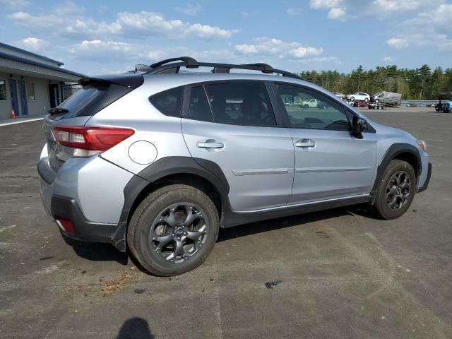 JF2GTHSC2MH237934 - 2021 SUBARU CROSSTREK SPORT SILVER photo 3