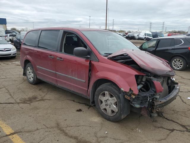 2D4RN4DE1AR445654 - 2010 DODGE GRAND CARA SE RED photo 4