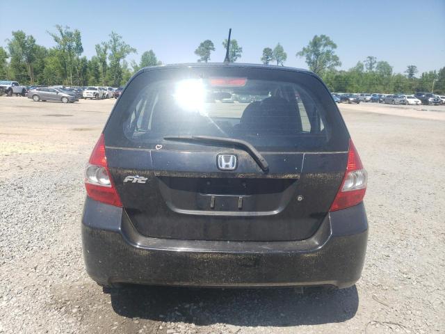 JHMGD37408S060095 - 2008 HONDA FIT BLACK photo 6