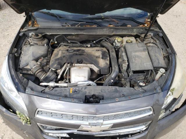 1G11G5SX2DF205497 - 2013 CHEVROLET MALIBU 3LT ნაცრისფერი ფოტო 11