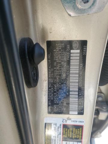 4T1BK3DB3BU394200 - 2011 TOYOTA AVALON BASE 米色 照片 12