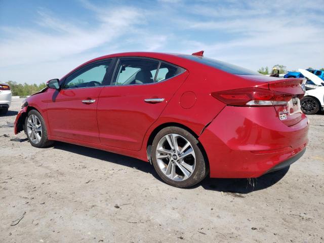 KMHD84LF2HU120027 - 2017 HYUNDAI ELANTRA SE RED photo 2