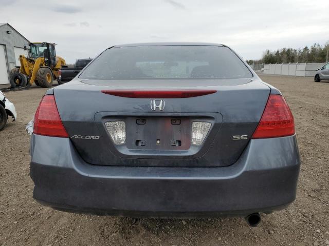 1HGCM56376A811153 - 2006 HONDA ACCORD SE GRAY photo 6