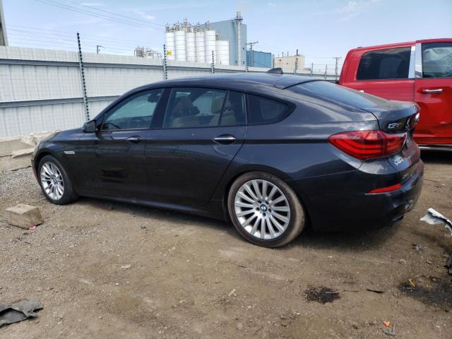 WBA5M0C52ED085020 - 2014 BMW 550 XIGT GRAY photo 2
